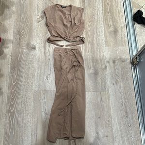 Skirt and crop top set